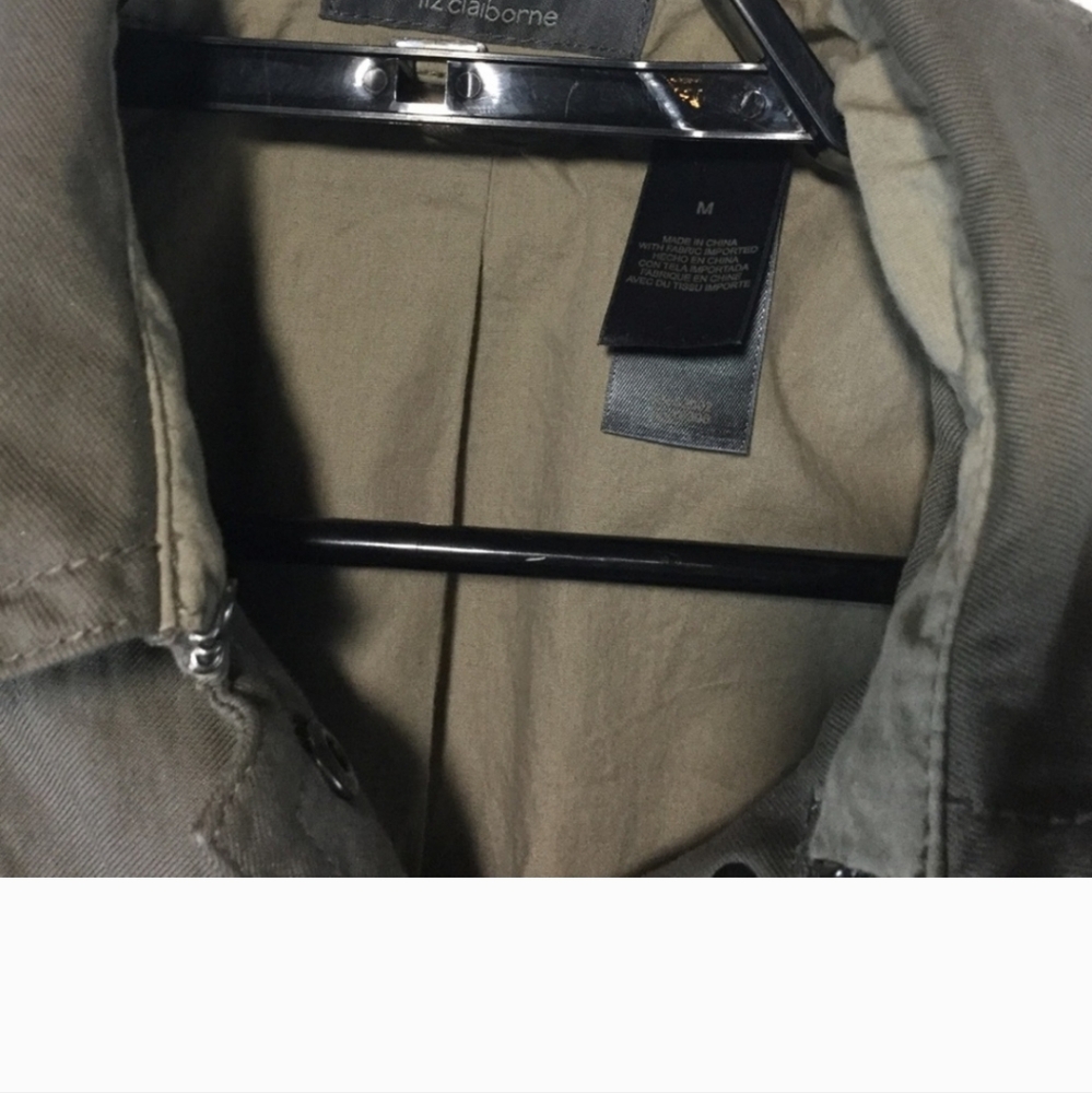 M women’s 4 Pocket Military Jacket Olive